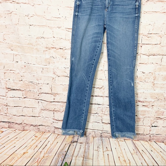 Mcguire Lido Step Fray High Rise Crop Jeans - Picture 8 of 10